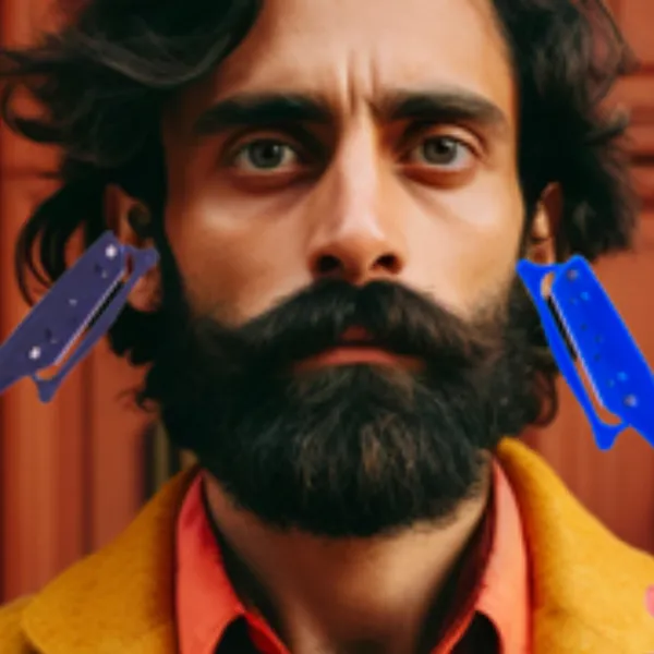 تیغ اصلاح ابرو و خط ریش 